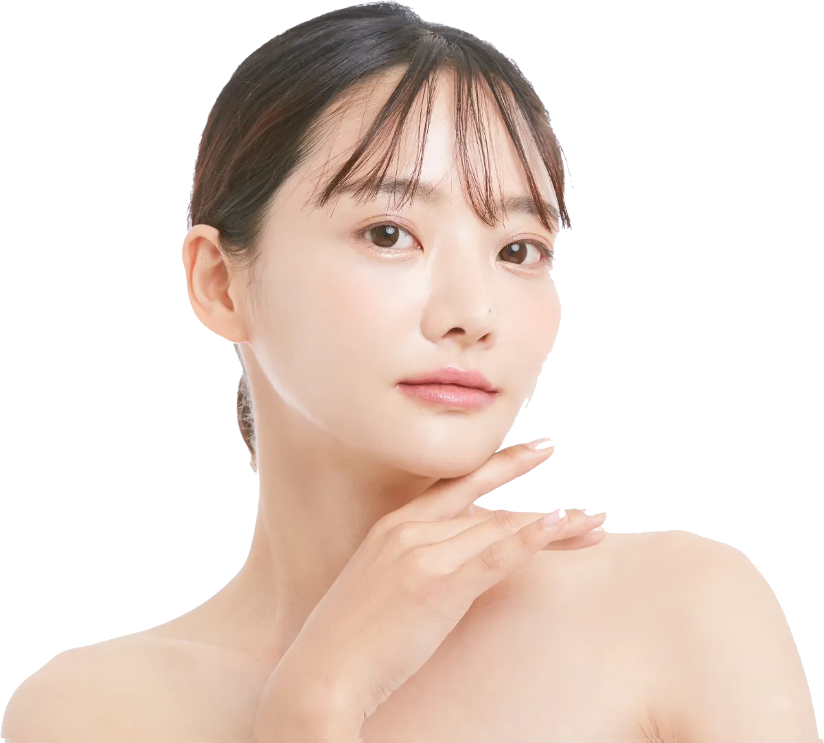 エラの張りが気になる女性