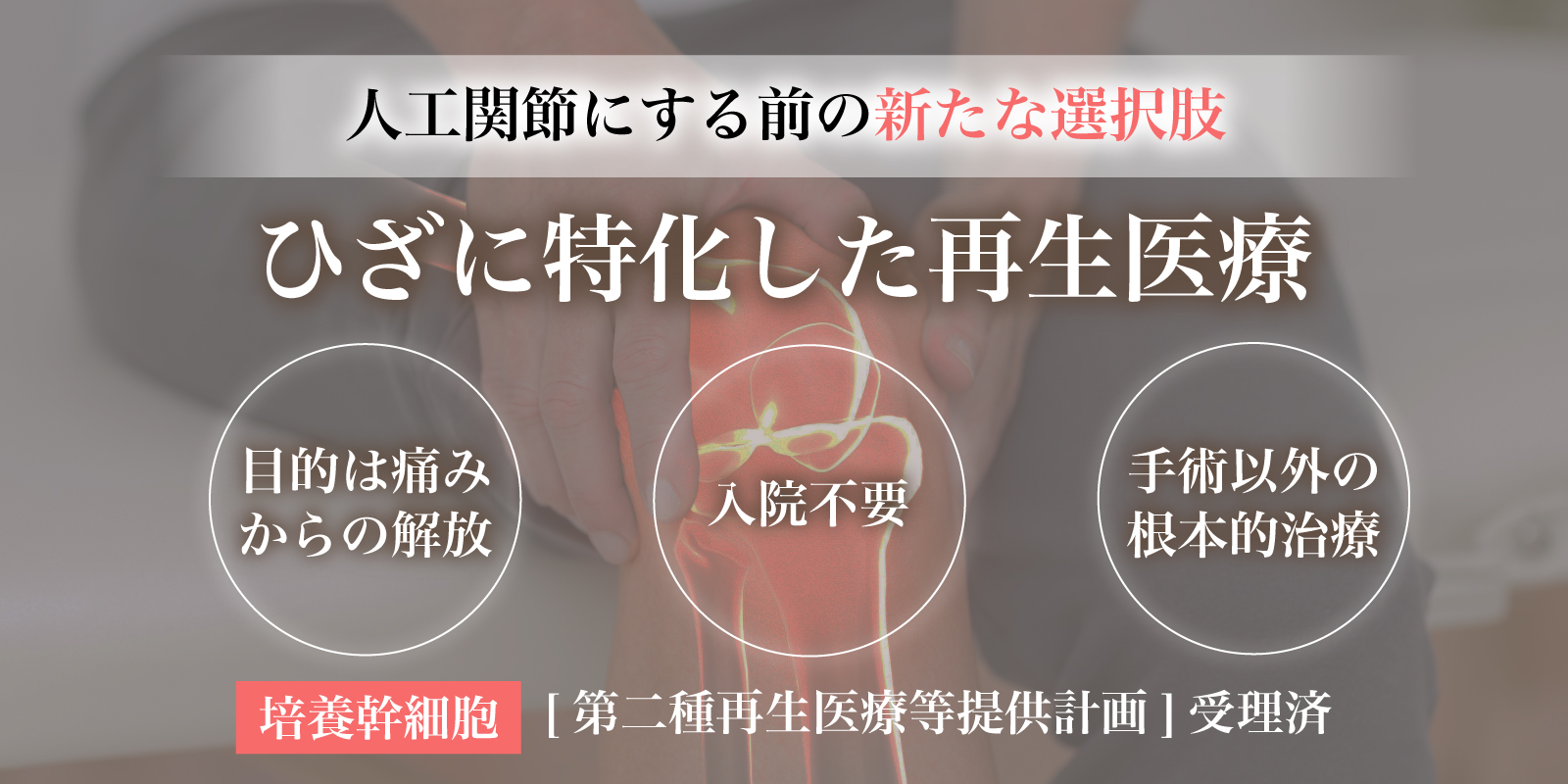膝関節の再生医療