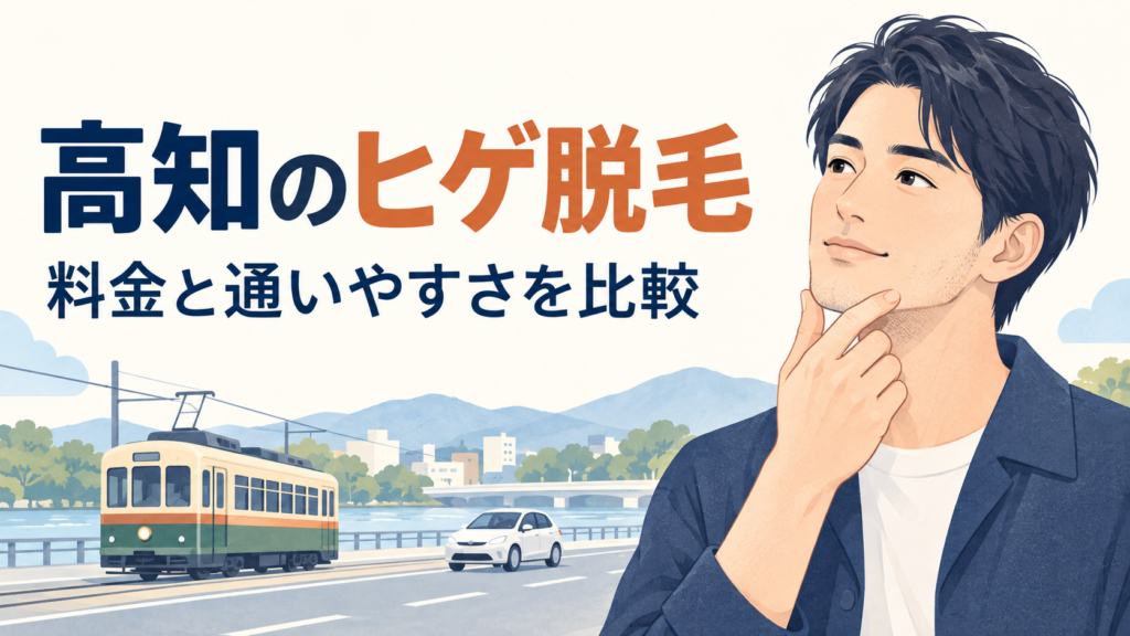 高知のヒゲ脱毛おすすめクリニック