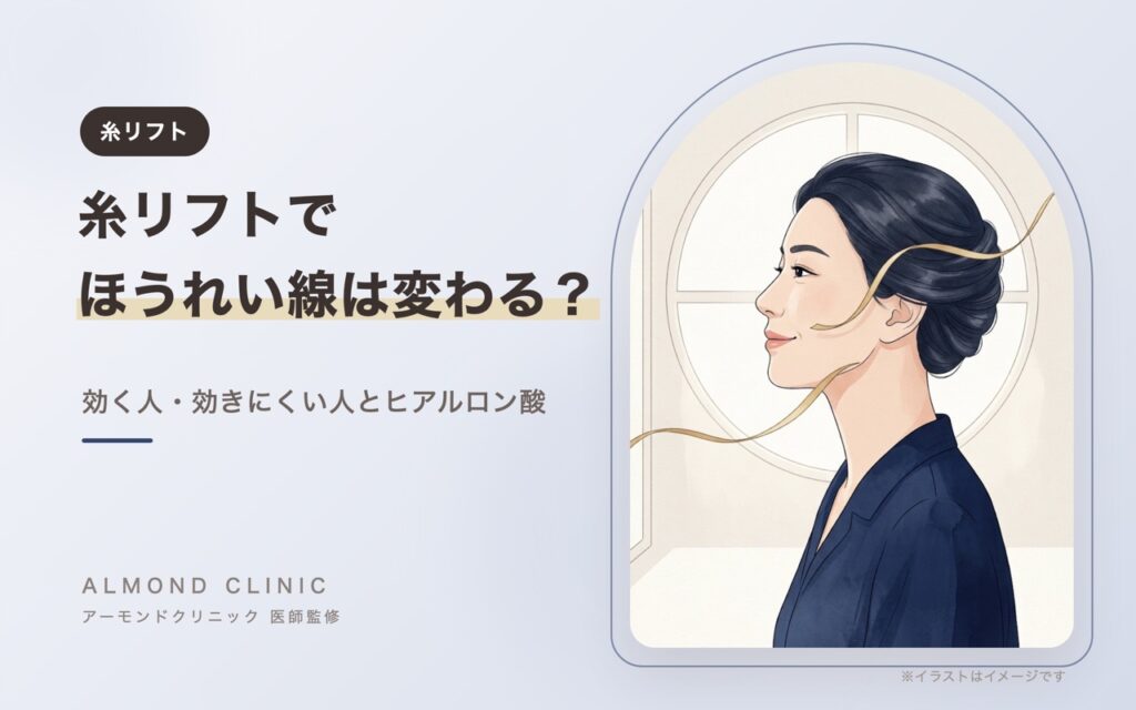 糸リフトでほうれい線は変わる？効く人・効きにくい人とヒアルロン酸