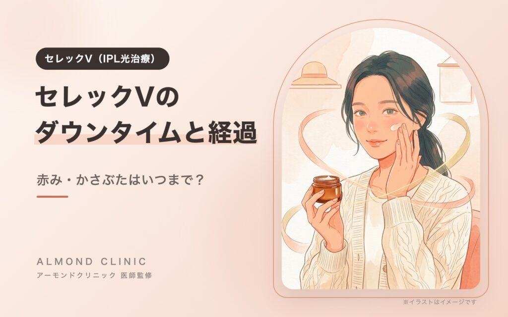 セレックV（IPL光治療）のコラムの表紙イラスト
