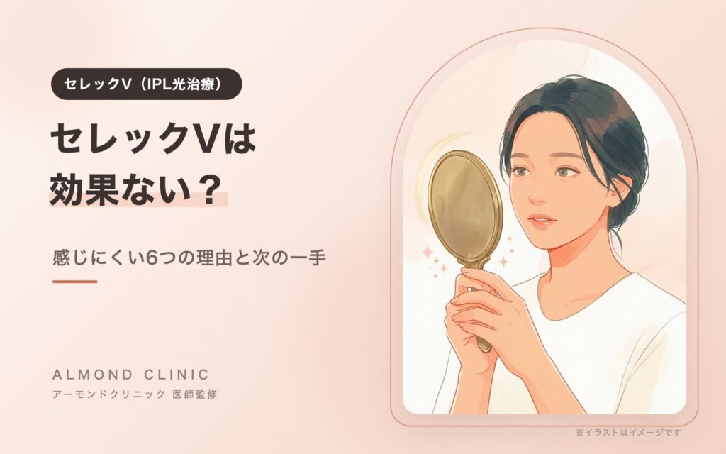 セレックV（IPL光治療）のコラムの表紙イラスト