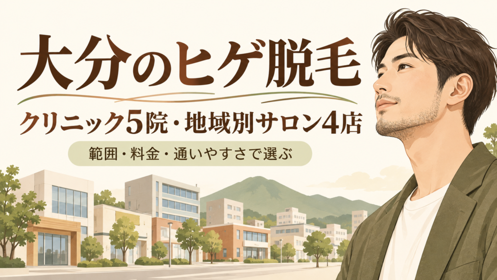 大分 ヒゲ脱毛 おすすめ