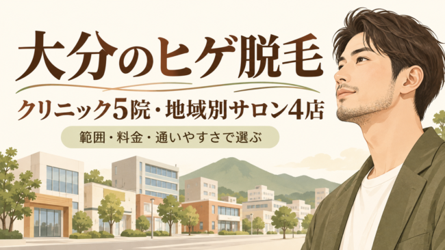 大分 ヒゲ脱毛 おすすめ