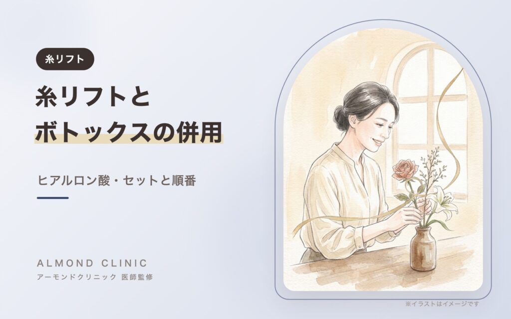 糸リフトとボトックス・ヒアルロン酸の併用