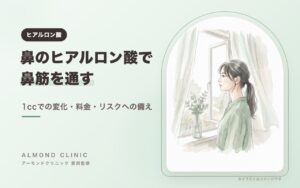 鼻のヒアルロン酸で鼻筋を通す｜1ccでの変化・料金・リスクへの備えを医師が解説